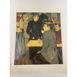 Henri de Toulouse-Lautrec, A Corner of The Moulin de La Galette, Print M-03-01